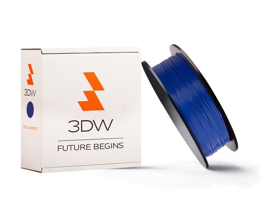 3DW - PLA filament 1,75mm tm.modrá, 1kg, tlač 190-210°C