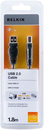 BELKIN USB 2.0 kábel AB, rad štandard, 1.8m