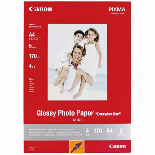 Canon GP-501, 10x15 fotopapier lesklý, 5 ks, 210g