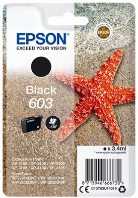 Epson 603 Black - originálny