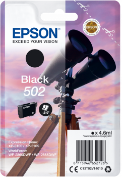 Epson 502 Black - originálny