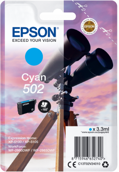 Epson 502 Cyan - originálny