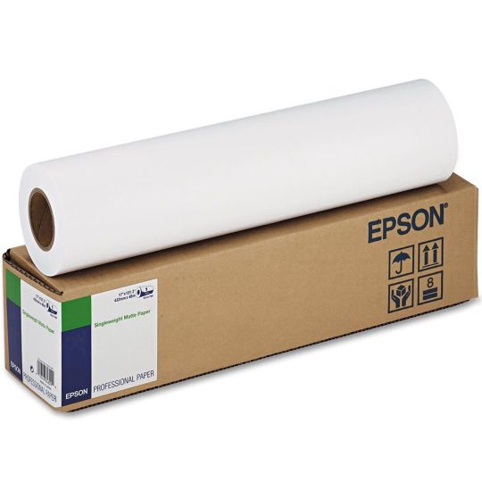 Epson papier Singleweight Matte Paper Roll, 17" x 40 m, 120g/m2